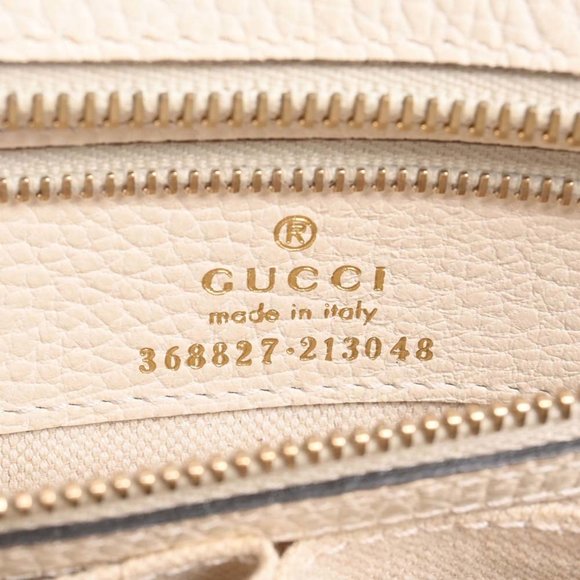 Gucci Leather Swing 2WAY Handbag 368827 Ivory Women's - Picture 7 of 10